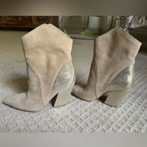 Dolce Vita- Nestly Booties-Dune Multi Suede Size 7.5 -NEW IN BOX